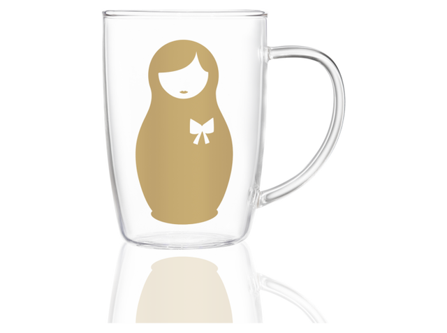 KUSMI TEA アナスタシア・マグ・トランスペアレント