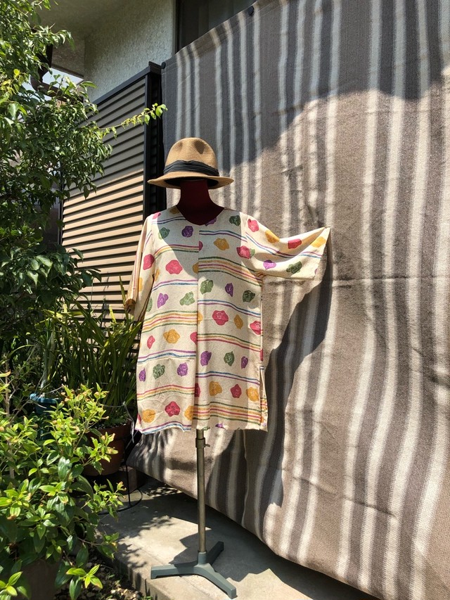ハンドメイド 着物リメイクチュニック 値下げしました Reiko No Te ハンドメイド 着物リメイクチュニック 値下げしました Reiko No Te