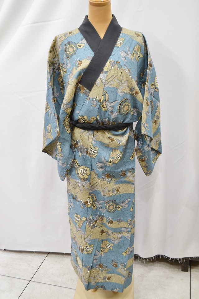 男性着物 アンティーク着物侘びすけ 大正ロマンやモダンでおしゃれな着物