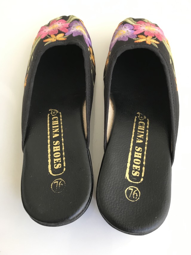 台湾 刺繍 チャイナシューズ スリッパタイプ Piece Online Shop