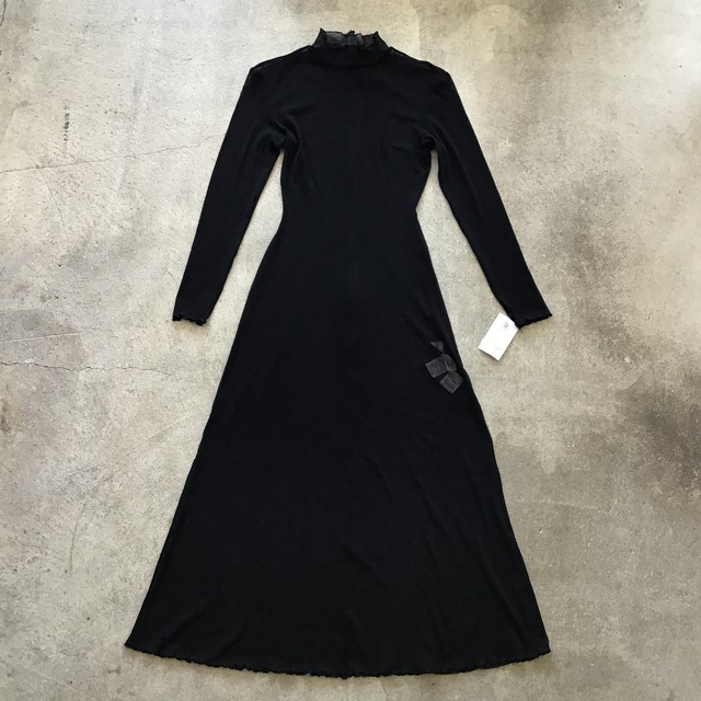 Used黒シースルーワンピース Mametra