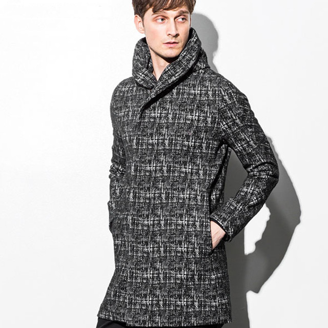 1piu1uguale3 Relax ウノピゥウノウグァーレトレ リラックス 360 ストレッチツイードフラップコート Uso 773 ブラック コート メンズ Brillante ブリランテ