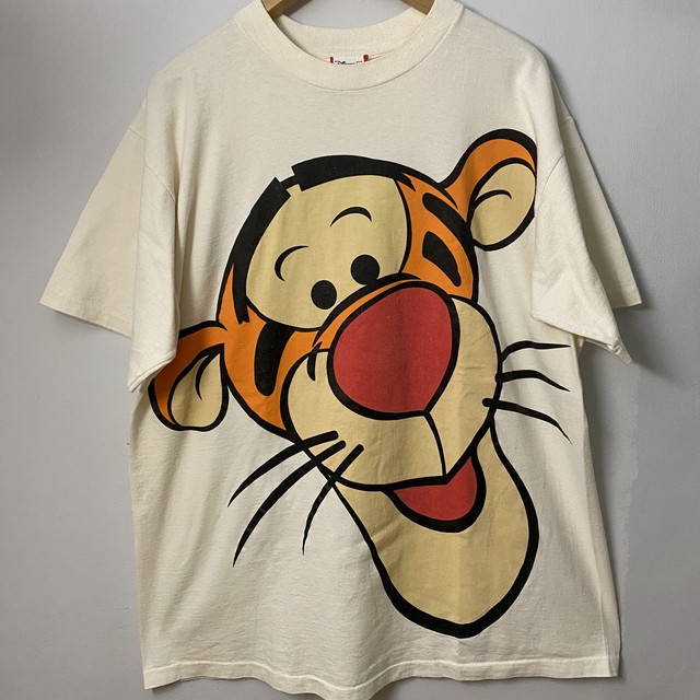 90s Disney ディズニー ティガー プーさん Tシャツ ビッグサイズ ビンテージ オーバーサイズ Splashtoyandusedclothing