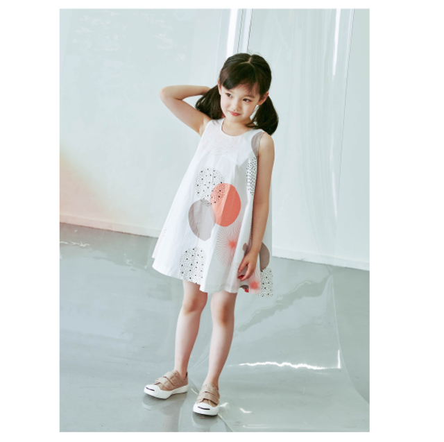 予約商品 ワンピース 輸入 北欧 ドレス インポート 子ども服 子供服 こども服 女の子 ジュニア ドレス ワンピ 上品 春夏 Aライン 綿 お出掛け かわいい Lavoro