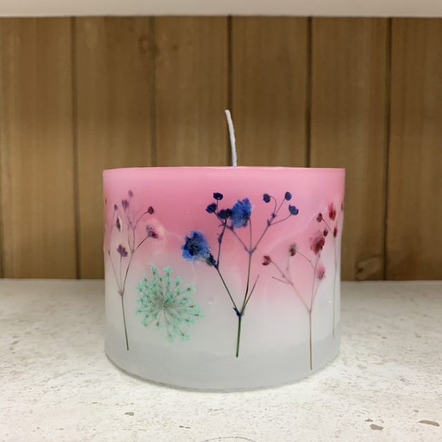 Kasumi Candle ｍsize ピンクジャスミンの香り Timtomcandle ハンドメイドキャンドル