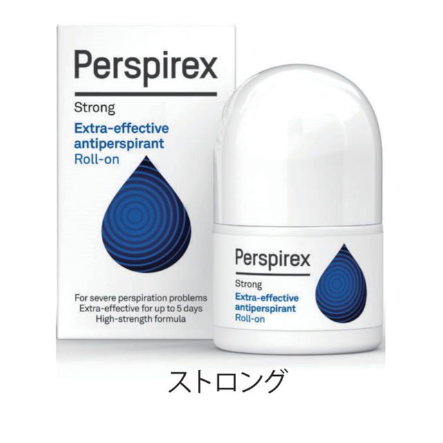 多汗症の方や男性にも!!汗腺にふたをし汗を抑制!!【パースピレックス ストロング】
