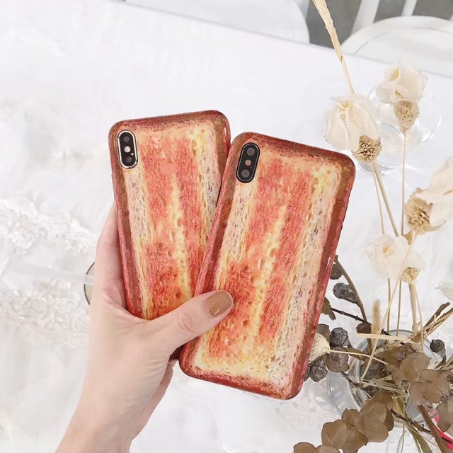 トーストのiphoneケース 食べ物 Iphone Xs Xr Xsmax X 8 8plus 7 7plus 6s 6splus 保護カバー パン パロディ風 面白い Jpcasecase 携帯ケース 通販