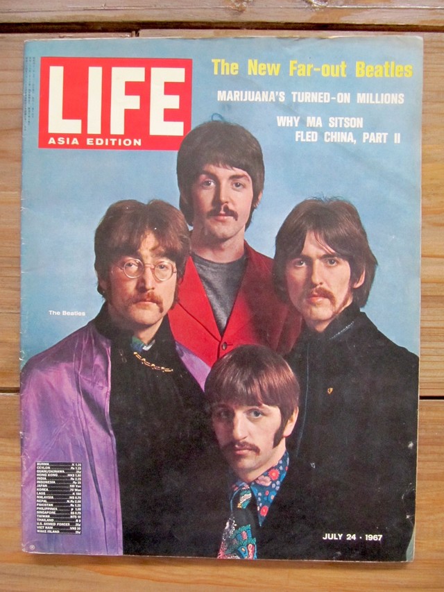 Rare 雑誌 Life Asia Edition July 24 1967 Beatles 音盤窟レコード
