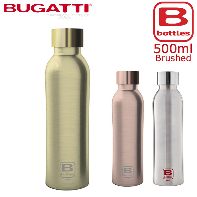 Bugatti ブガッティ Bボトル 500 Brushed 真空 2重 ステンレスボトル 500ml 水筒 キャンプ アウトドア グッズ 用品 Greenfield Od グリーンフィールド アウトドア