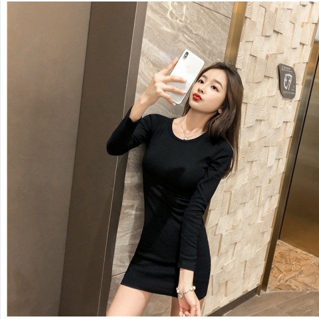 ボートネック ワンピース レディース ニットワンピ ドルマンスリーブ 膝丈 女性用 ワンピース ボートネック 長袖 ニットセーター シンプ Basecamp49