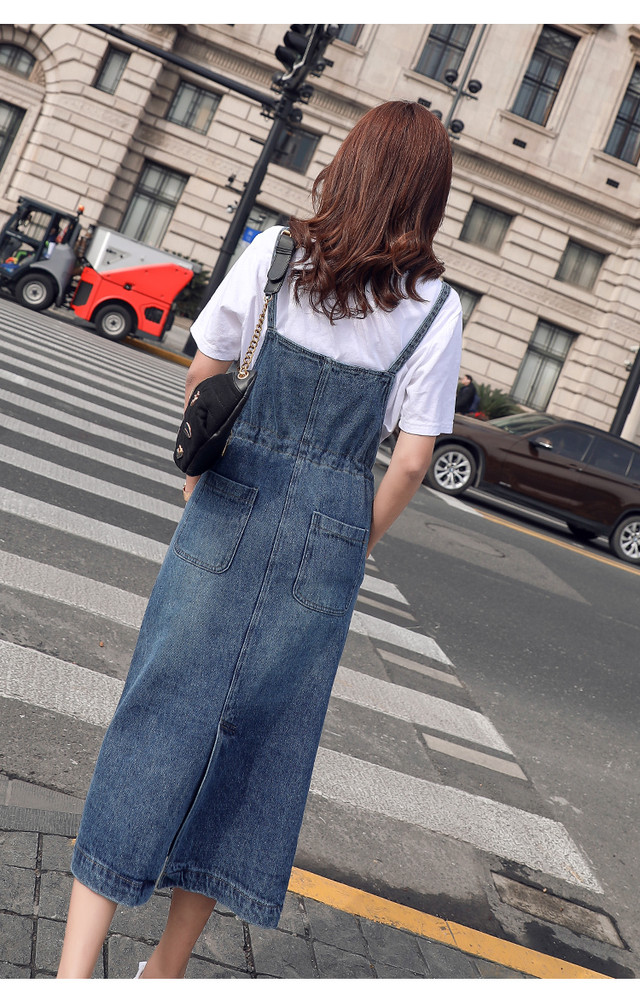 セットアップ ツーピース 半袖 カットソー ワンピース デニムワンピース ノースリーブ ミモレ丈 Quadrifolie クローバー