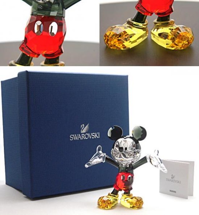 Swarovski Disney Mickey Mouse ミッキーマウス スワロフスキー商品番号 万華鏡と沖縄の美らモノと スワロフスキー Chura Chula ちゅら ちゅら