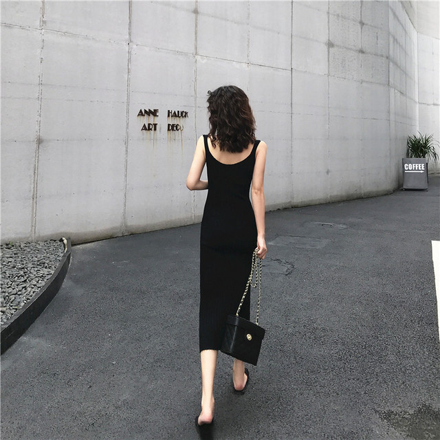 ワンピース タンクトップ リブ Minanda