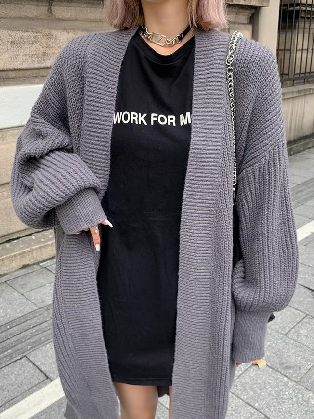 long design cardigan