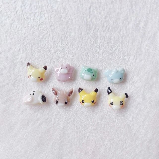 動物もコロナ対策 ３dネイルパーツ 2 Neph Nail １級ネイリストによる３dネイルパーツ ネイルチップ販売