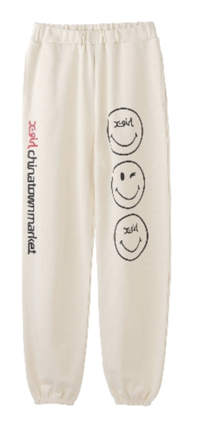 X Girl X Girl Chinatown Market Smiley R Sweat Pants チャイナタウンマーケット コラボ スウェットパンツ Xgirl Xg エックスガール Inception