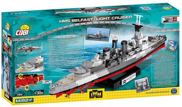 Cobi 41 軽巡洋艦hmsベルファスト Hms Belfast 1 300 Scale ミリタリーブロック公式オンラインショップ Militaryblock Official Online Shop