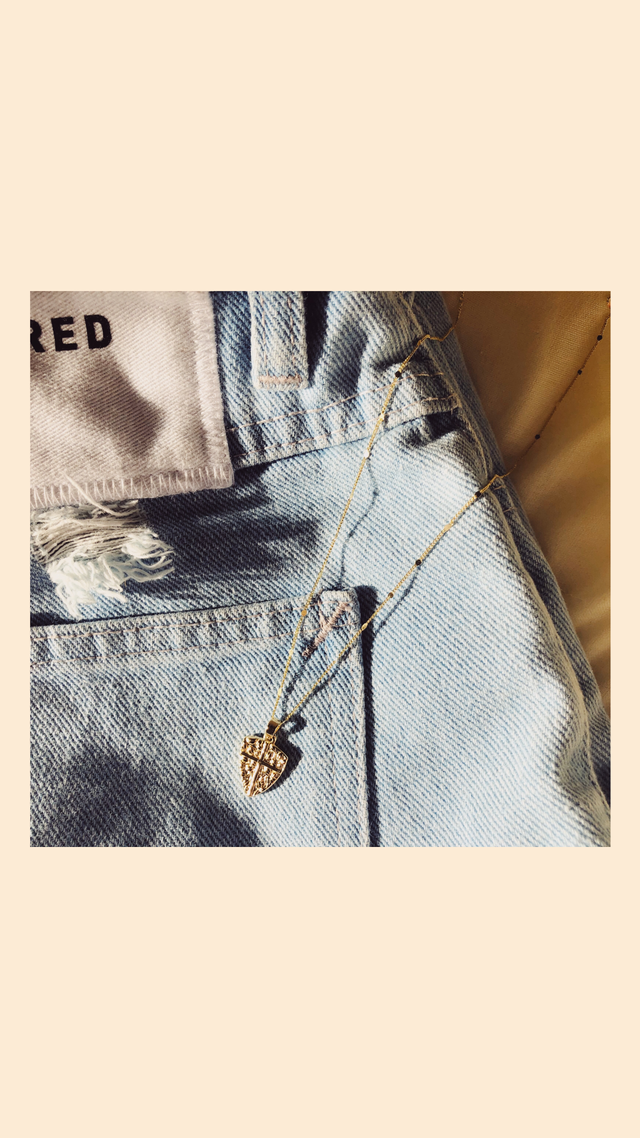 Cross Coin Necklace クロスコインネックレス