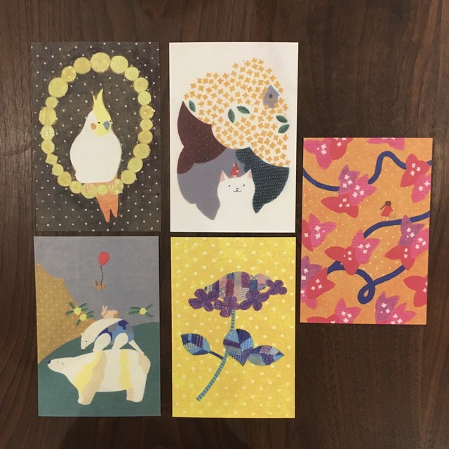 うにのれおな ポストカードたて5枚セット 本屋ルヌガンガ オンラインストア