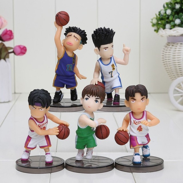 スラムダンク Slam Dunk フィギュア ライバル校 海南 陵南 翔陽 5体セット Andy Bubu S Shop