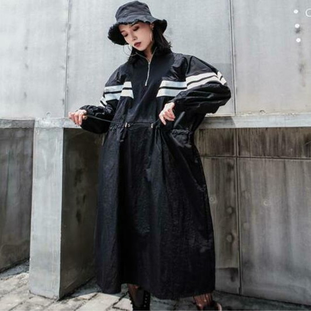 絶妙 モード系 ワンピース ハイネック Zipアップ 大人きれいめ キレカジ ミモレ丈 黒 原宿系 代 30代 美しい Viajesturisticosdelpacifico Com