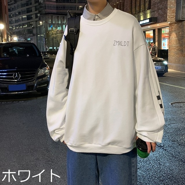 袖チェック柄 スリット オーバーサイズ トレーナー スウェット ストリート 長袖 ドロップショルダー メンズ ゆったり ワンポイント 胸元 ルーズ 取寄 発送目安14 21日営業日 Laff Store For Men ショップ情報 配送スケジュールを必ずご確認下さい