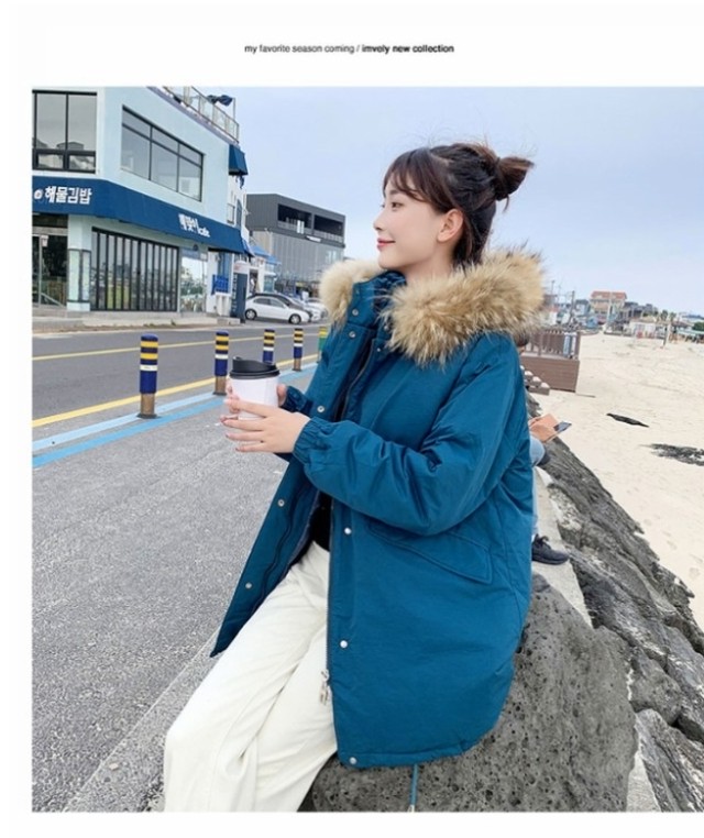 韓国 冬服 レディース 大きいサイズ レディース 韓国 暖かい 黒 大きいサイズ アウター 秋冬服 通勤 可愛 Basecamp49