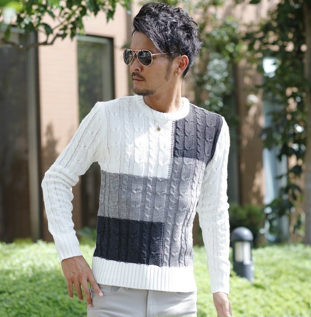 髪型 トップ100冬 セーター メンズ