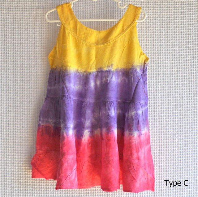 Sale タイダイ染キッズ用ワンピース 対象年齢 5 6歳 Far Out