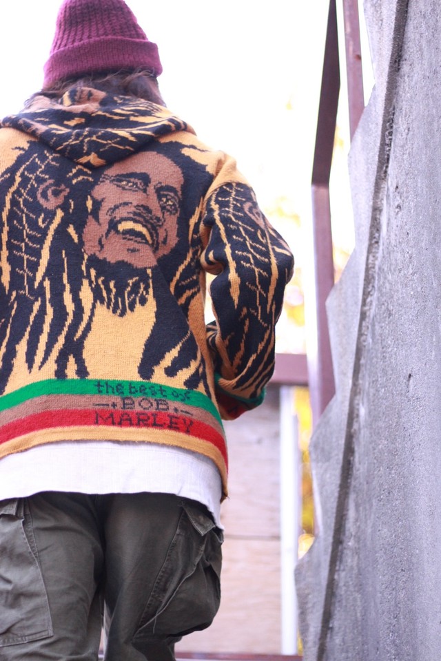 Bob Marley Zip Up Knit Parka Pinnacle