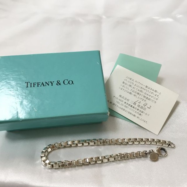 Tiffany ティファニー ベネチアチェーン ブレスレット シルバー Sv925 メンズ レディース Aspiration01