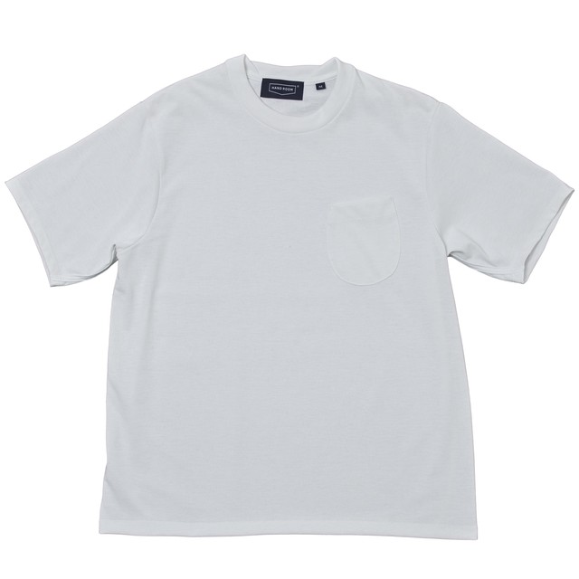 コットンライク ポリエステル天竺 T シャツ ホワイト 公式 Handroom ハンドルーム オフィシャル通販サイト