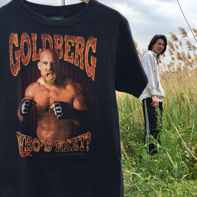 Wcw Wwe Wwf Goldberg ゴールドバーグ Tee Tシャツ 半袖 90年代 90s プロレス レスラー ビンテージ メンズ レディース ユニセックス ドンドンダウンオンウェンズデー東大阪店
