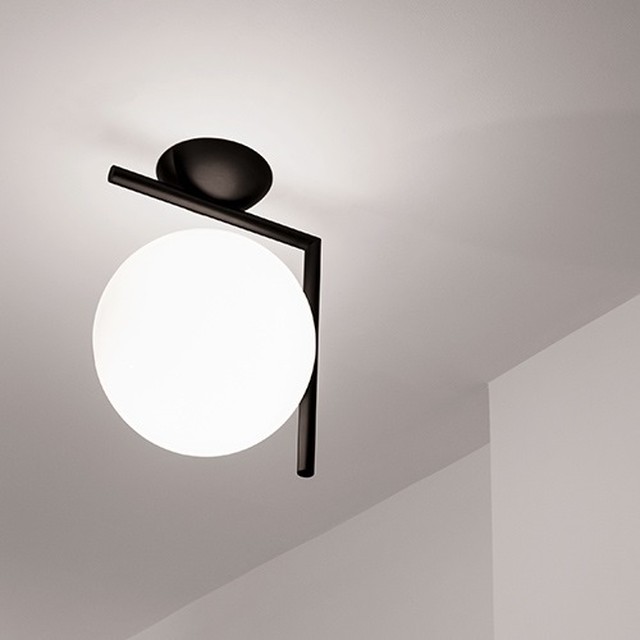 FLOS-IC LIGHTS C/W2 ブラック(専用ランプ)【要電気工事】