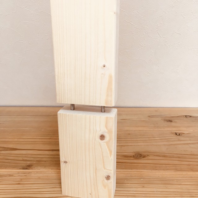 ニコイチ ツーバイ材連結タイプ130 2本 1セット 総丈260 まで カット無料 ステンレス製連結ダボ付き 2 4材 ツーバイフォー 25works