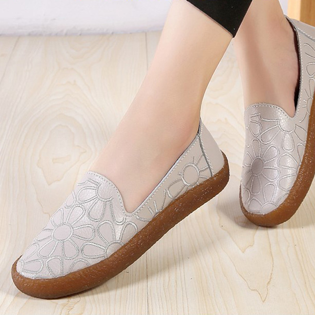ローファー シューズ レディース 夏 フラットシューズ 花柄 レディースシューズ シンプル 歩きやすい 通勤 通学 Rb R3 11 Tk05 0017 Redbell