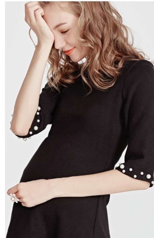 ロングニットワンピース 大きいサイズ 韓国 パーティードレス 結婚式 二次会 お呼ばれ ワンピース 袖あり お呼ばれドレス ドレス 代 30 Basecamp49