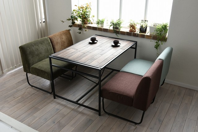 Industrial Dining Low Table / インダストリアルスタイル インダストリアル ダイニング ローテーブル