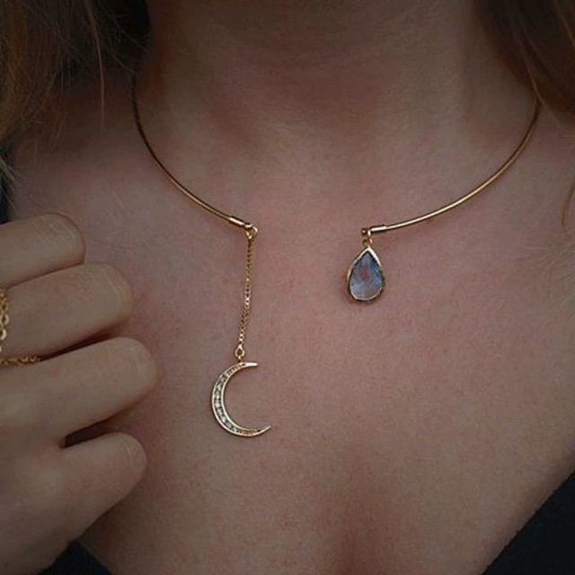 moon necklace