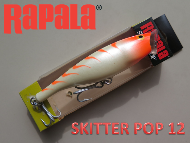 ラパラ スキッターポップ12 Rapala Skitter Pop 12 Perl Orange F L54 02 Tightlines
