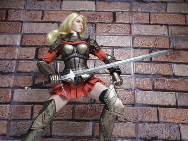 人形写真 ブロンド美女の剣士 Doll Picture Swords Warrior Yumemirutanuki