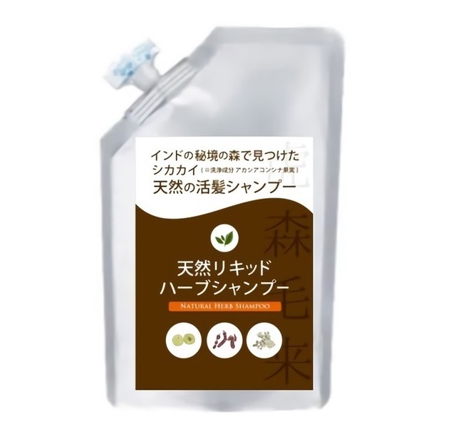 アーユルヴェーダ伝承 天然リキッドハーブシャンプー 400ml アムラ シカカイ ヘナ配合 ぶなの森