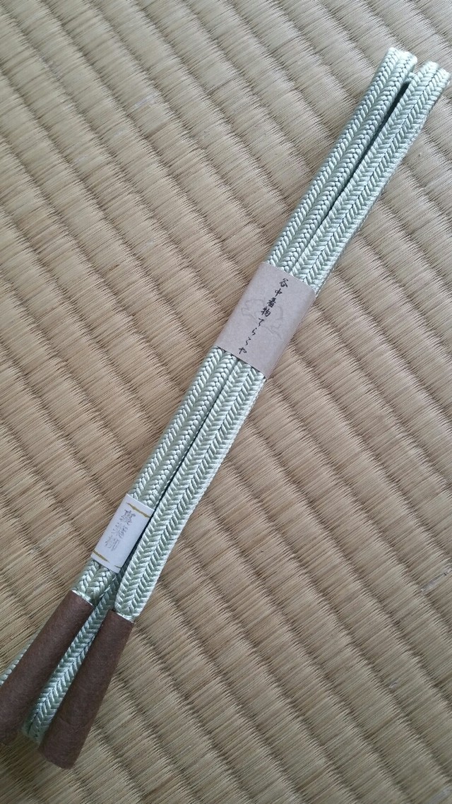 手組み ゆるぎ帯締め 裏葉柳 谷中着物てらこやweb