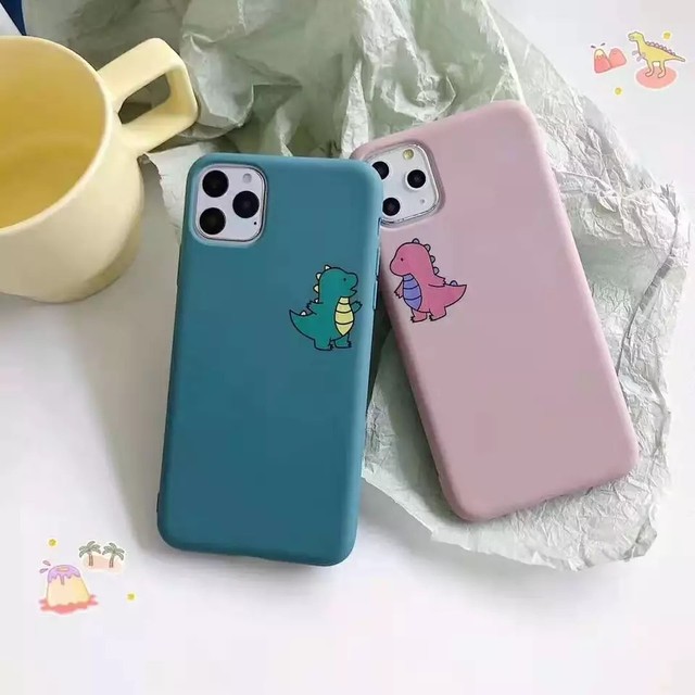 送料無料 カップルにオススメ 可愛い 恐竜 キャラクター Iphone スマホケース カバー ショップ Kirareallady キラリアル レディ