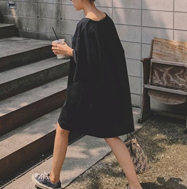 ミニワンピース 半袖 Vネック ミニ ワンピース ゆったり 大きいサイズ 体型カバー 春夏 夏 ミニワンピース 半袖 Vネック ミニ ワンピース ゆったり 大きいサイズ 体型カバー 春夏 夏 Leaflower 001 リーフラワー レディースファッション専門店