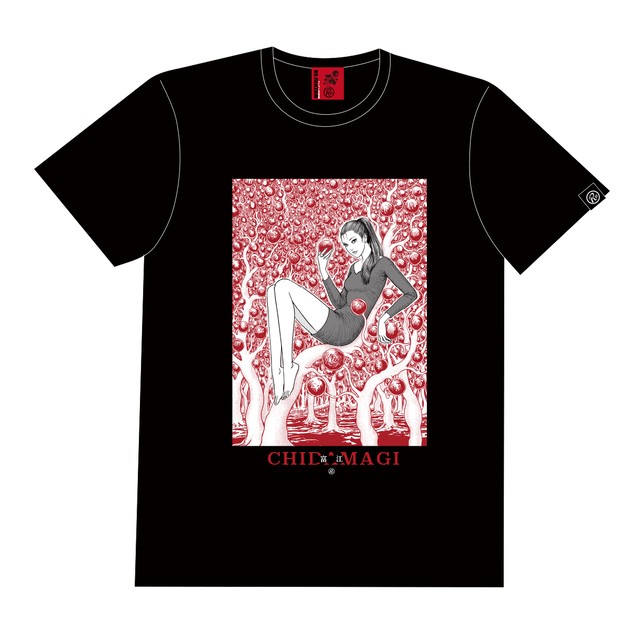 【伊藤 潤二描き下ろし】血玉樹園-富江- Tシャツ
