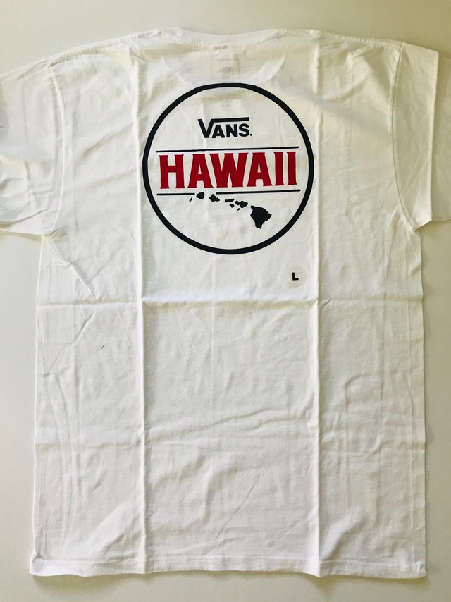 セール Vans バンズ Tシャツ 半袖 ハワイ 限定 19 新作 人気 残りわずか ホワイト L Hi808shop