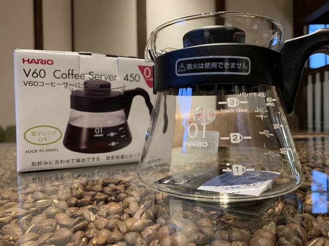 V60 コーヒーサーバー 450【HARIO】1~3杯用