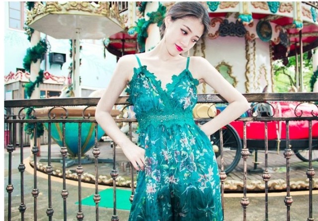 レディースファッション リゾートワンピース 40代 30代 代 沖縄 ハワイ オールインワン Basecamp49