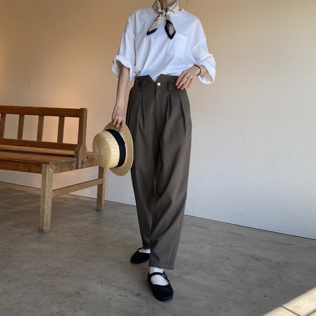 waist design slacks